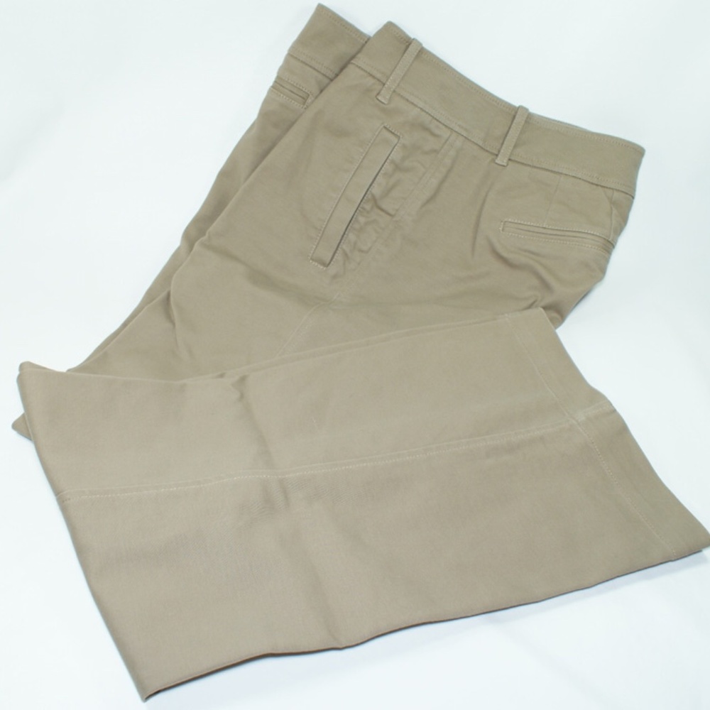EDDIE BAUER Women's 10 Career Dress Mercer Stretch Twill Pants 34 x 32 EUC Khaki